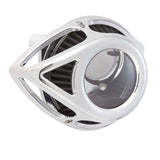 Clear Tear Air Cleaner, Chrome