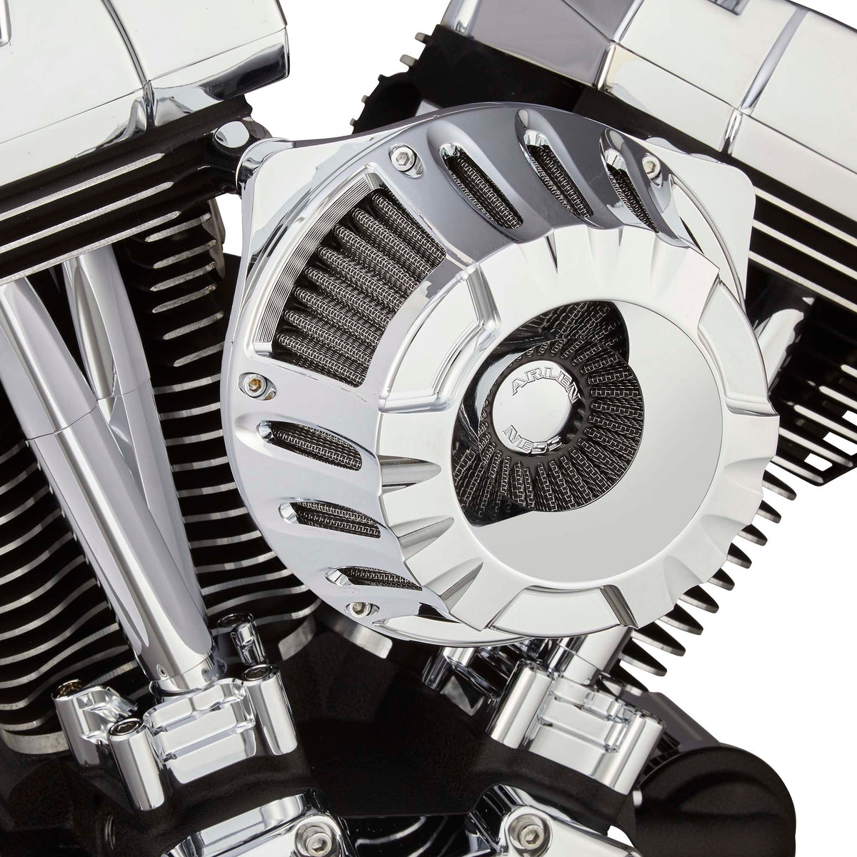 Deep Cut® Inverted Series Air Cleaner, Chrome – ArlenNess