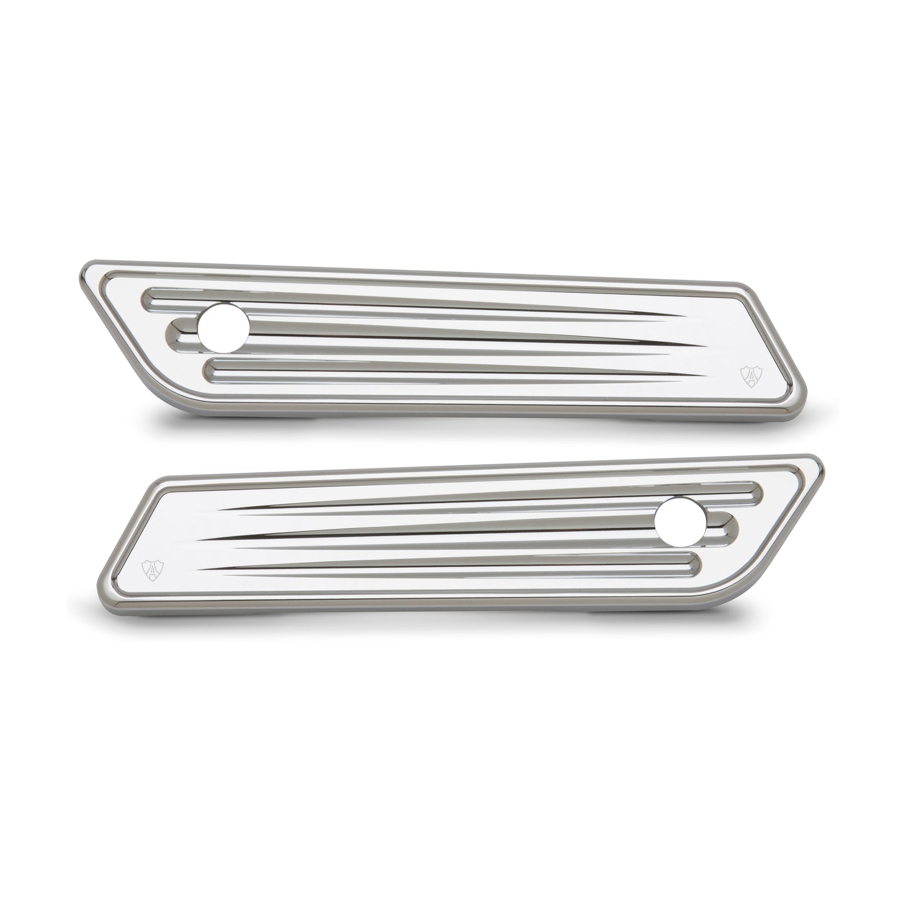 Deep Cut® Saddlebag Latch Covers, Chrome 14-up FLT