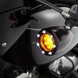 Fire Ring LED Kits for Factory Turn Signals, Black