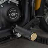 Knurled Footpegs, Brass