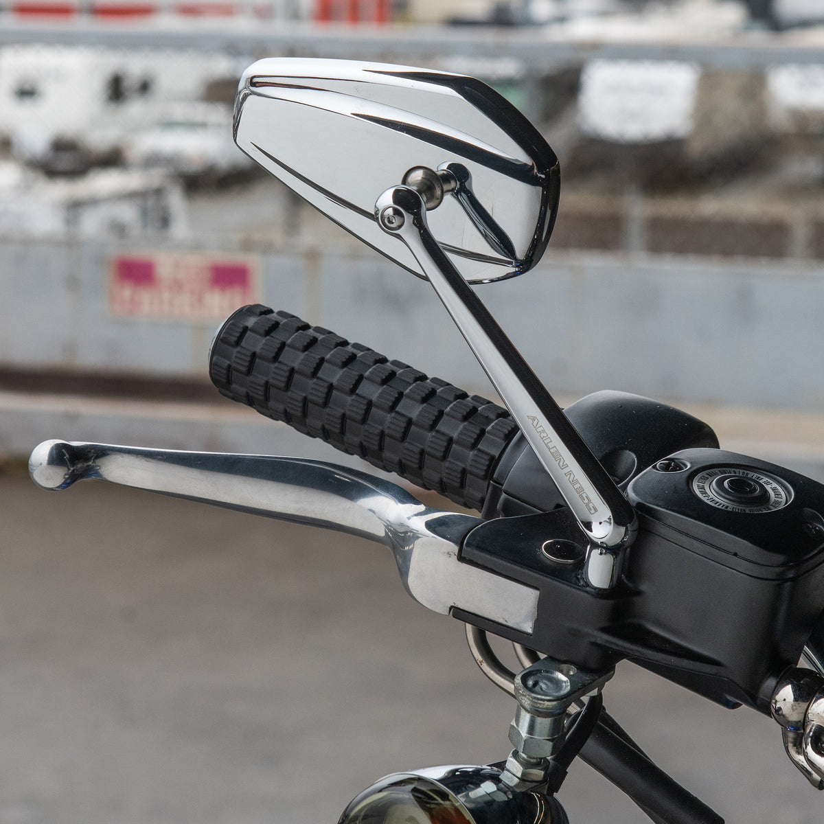 right motorcycle mirror ARLEN NESS Universal Mini Stocker Billet Chrome right motorcycle mirror ARLEN NESS Universal Mini Stocker Billet Chrome