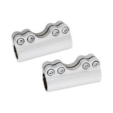 Modular Adjustable Handlebar Clamps, Chrome