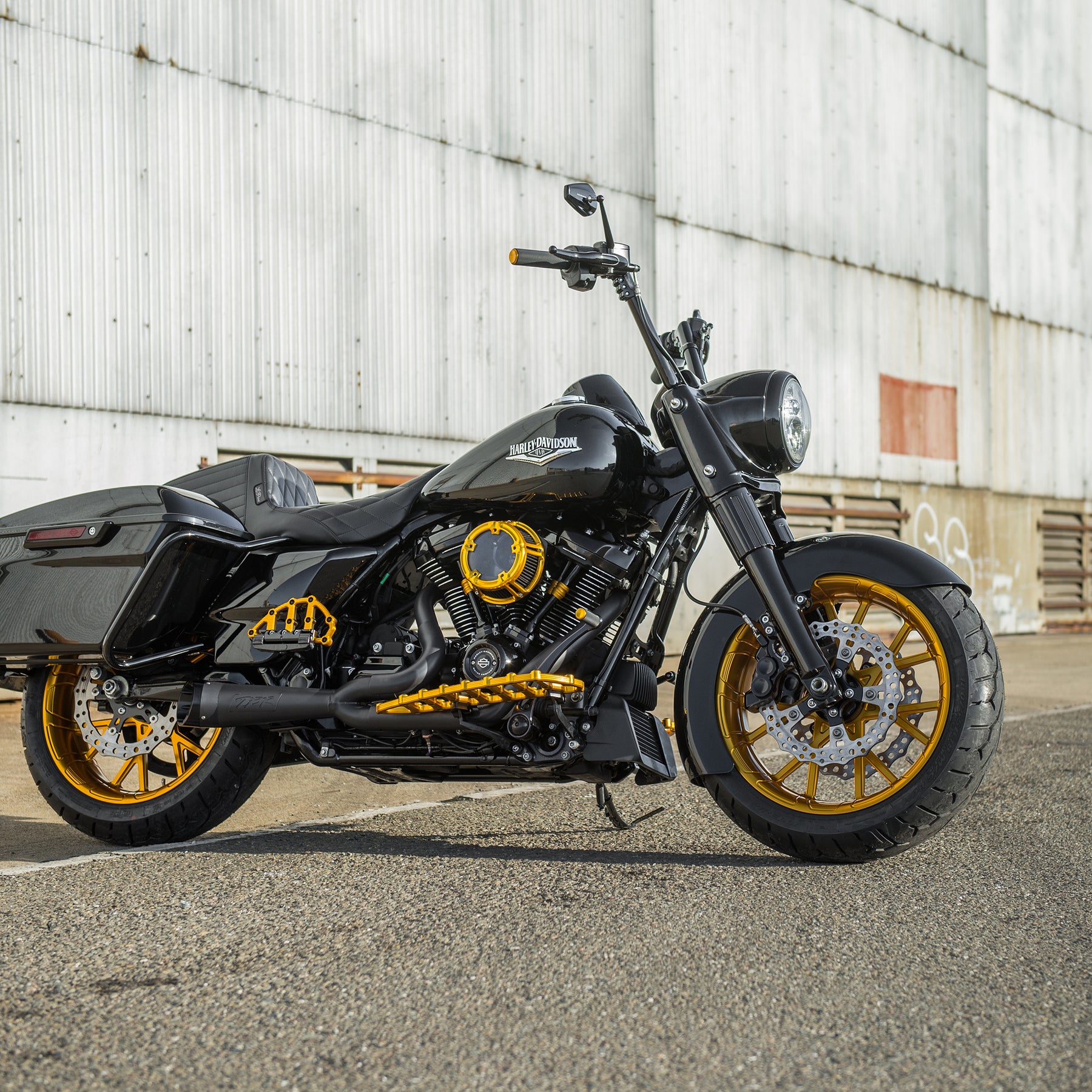 Ness-MX Passenger Floorboards, Gold