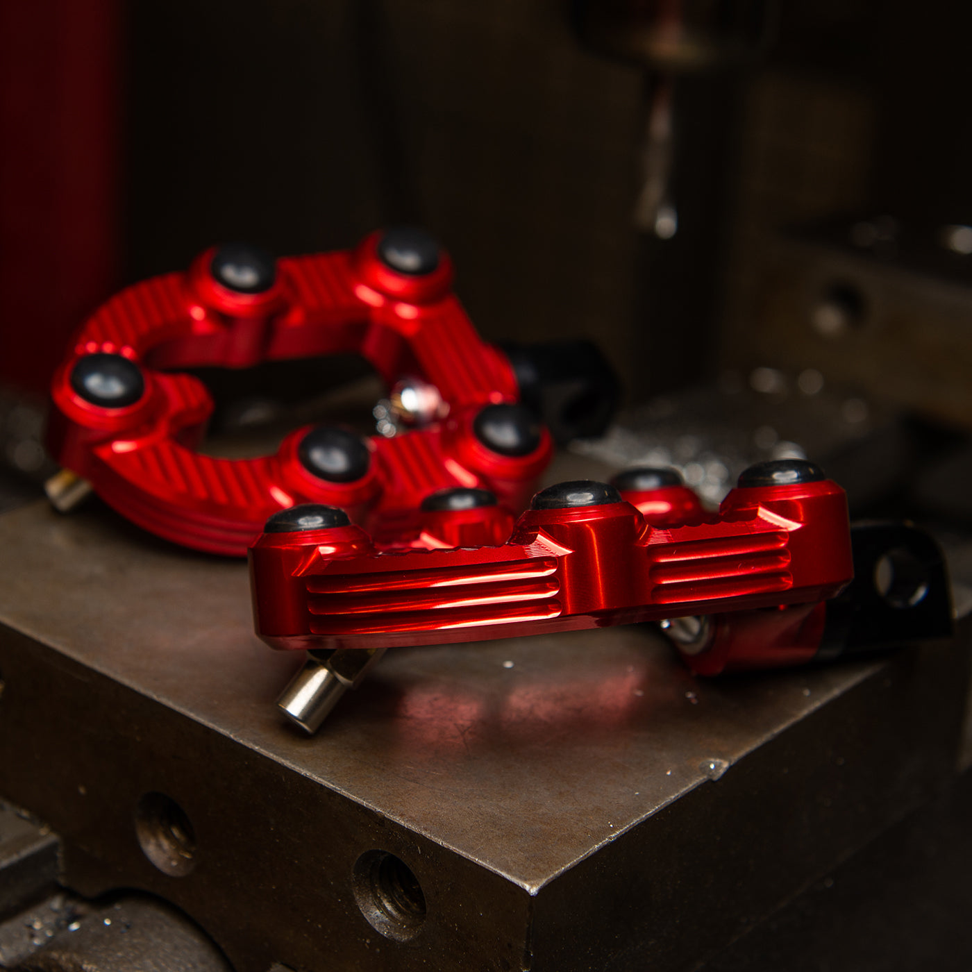 Ness-MX Footpegs, Red