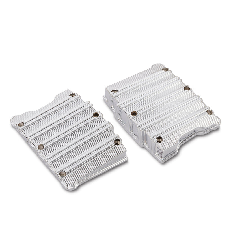 10-Gauge® Twin Cam Rocker Box Covers, Chrome