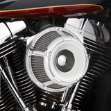 Slot Track Inverted Series Air Cleaner, Chrome