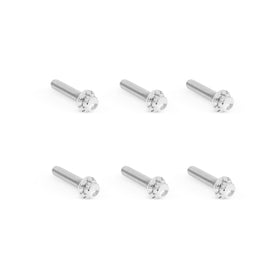 Titanium 12-Point Transmission Side Cover Bolt Kit, Polished