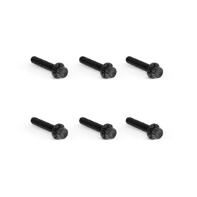 Titanium 12-Point Transmission Side Cover Bolt Kit, Black