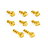Titanium 12-Point Trap Door Bolt Kits, Gold