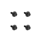 Titanium 12-Point Windshield Bolts for Road Glide, Black
