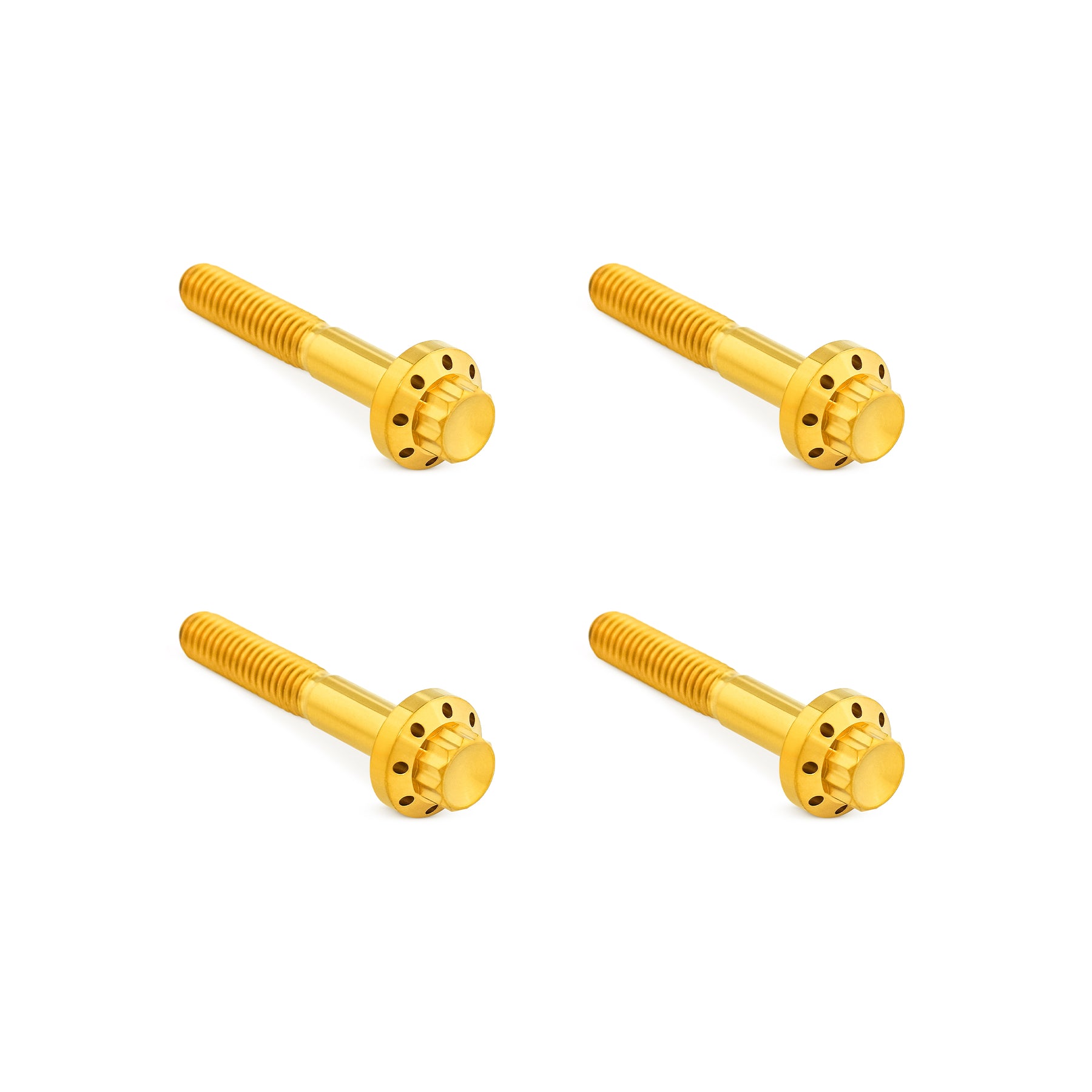 Titanium 12-Point Front Fender Bolts, Gold