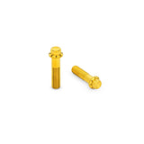 Titanium 12-Point Radial Caliper Bolts, Gold