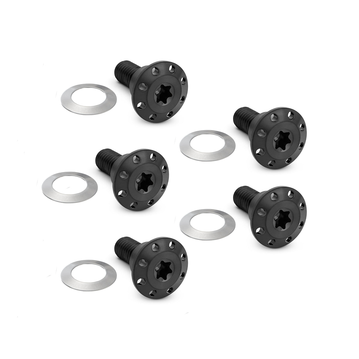 Titanium Floating Rotor Hardware, Dyna & V-Rod / Black – ArlenNess