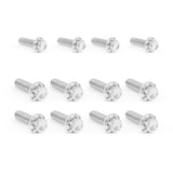 Transmission Side Cover & Trap Door Titanium 12-Point Bolt Kits, Polished