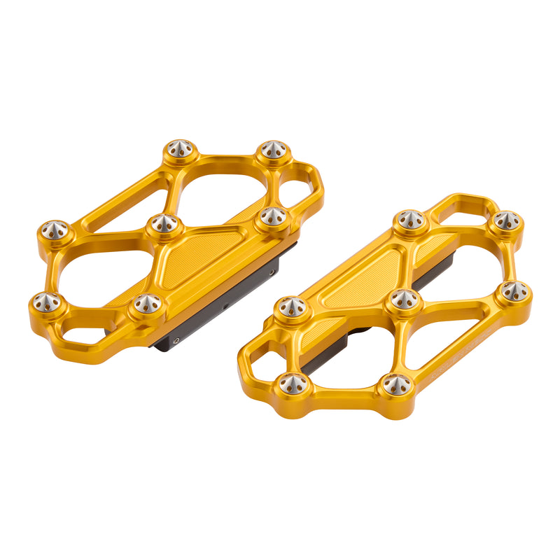 Diamond Passenger Floorboards, Gold