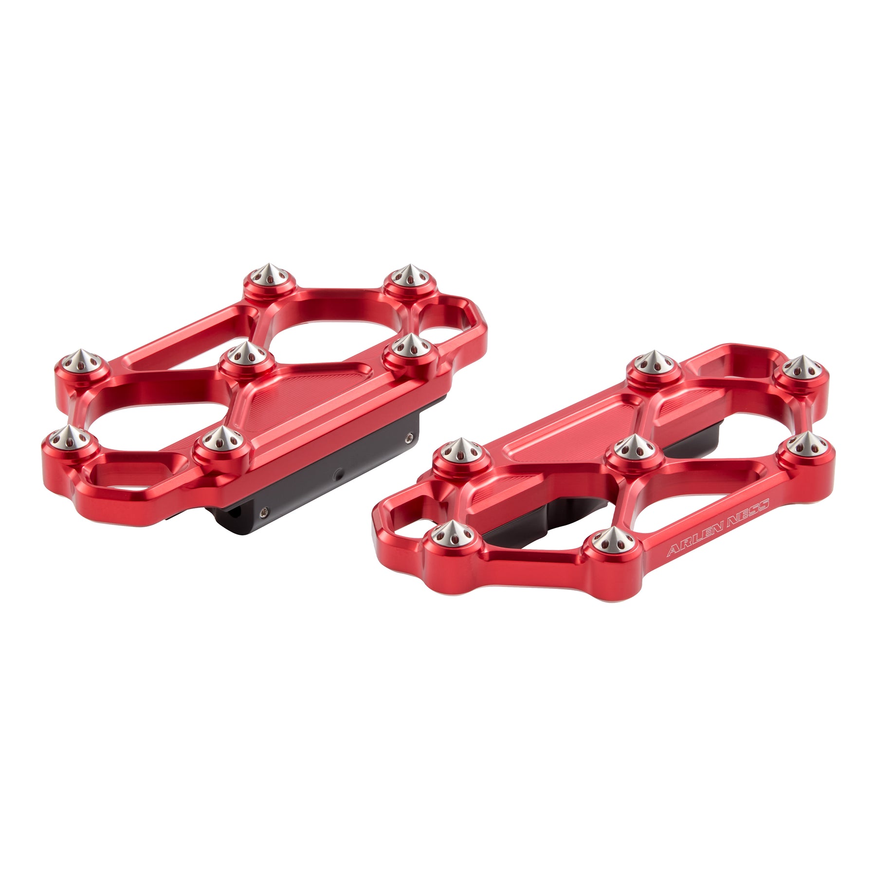 Diamond Passenger Floorboards, Red
