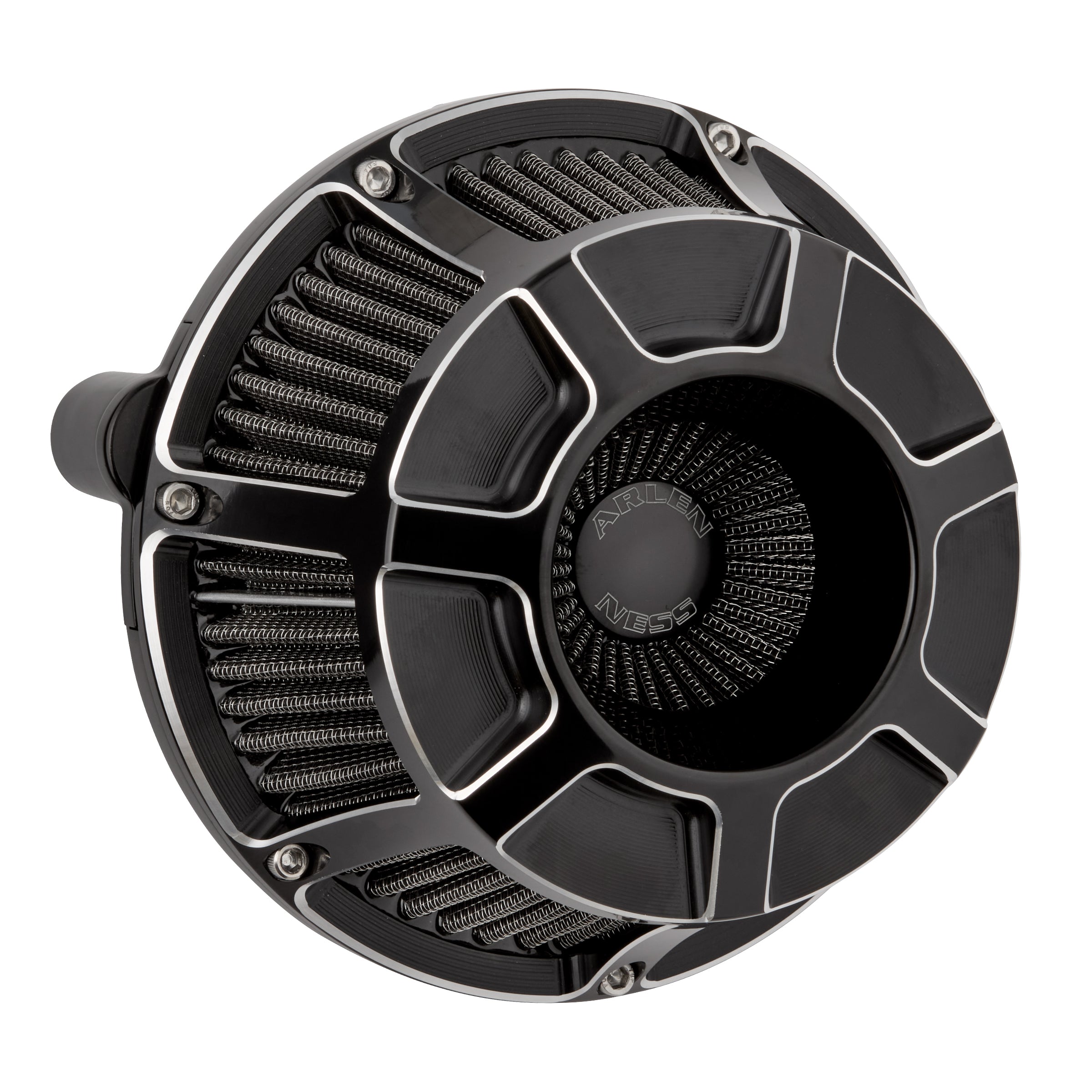 Beveled® Inverted Series Air Cleaner, Black – ArlenNess