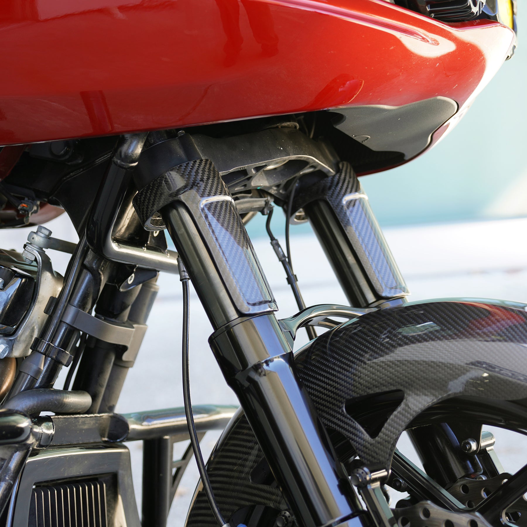 Carbon Fiber Method Fork Guards
