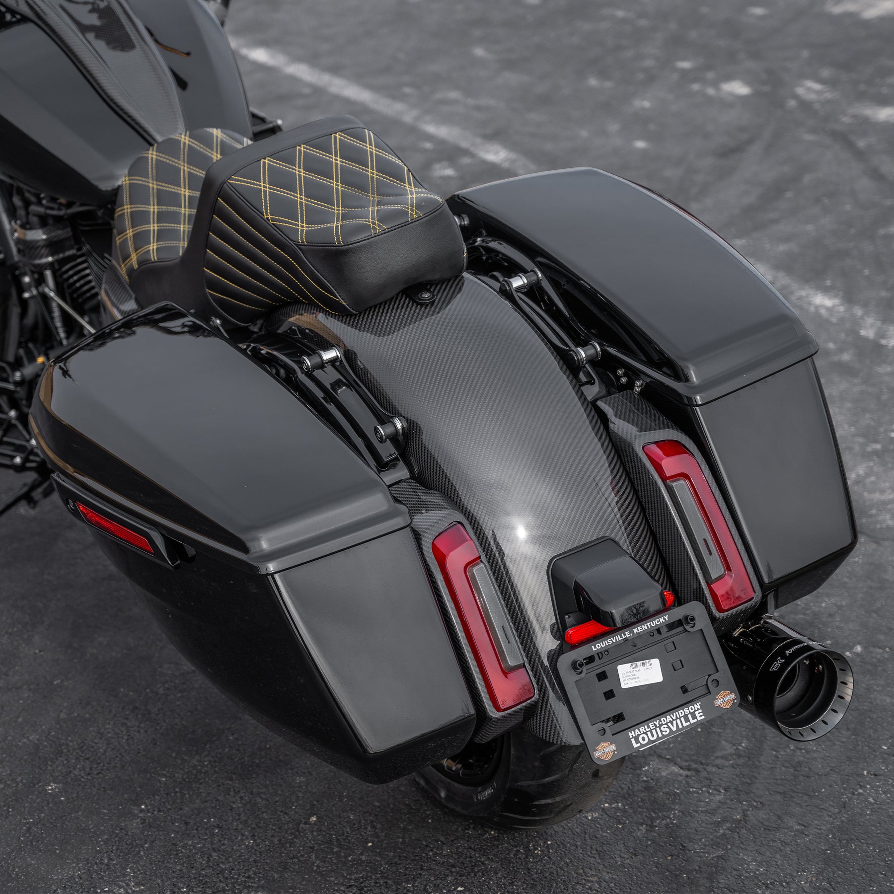 Carbon Fiber Rear Fender, 2024-2026 Touring