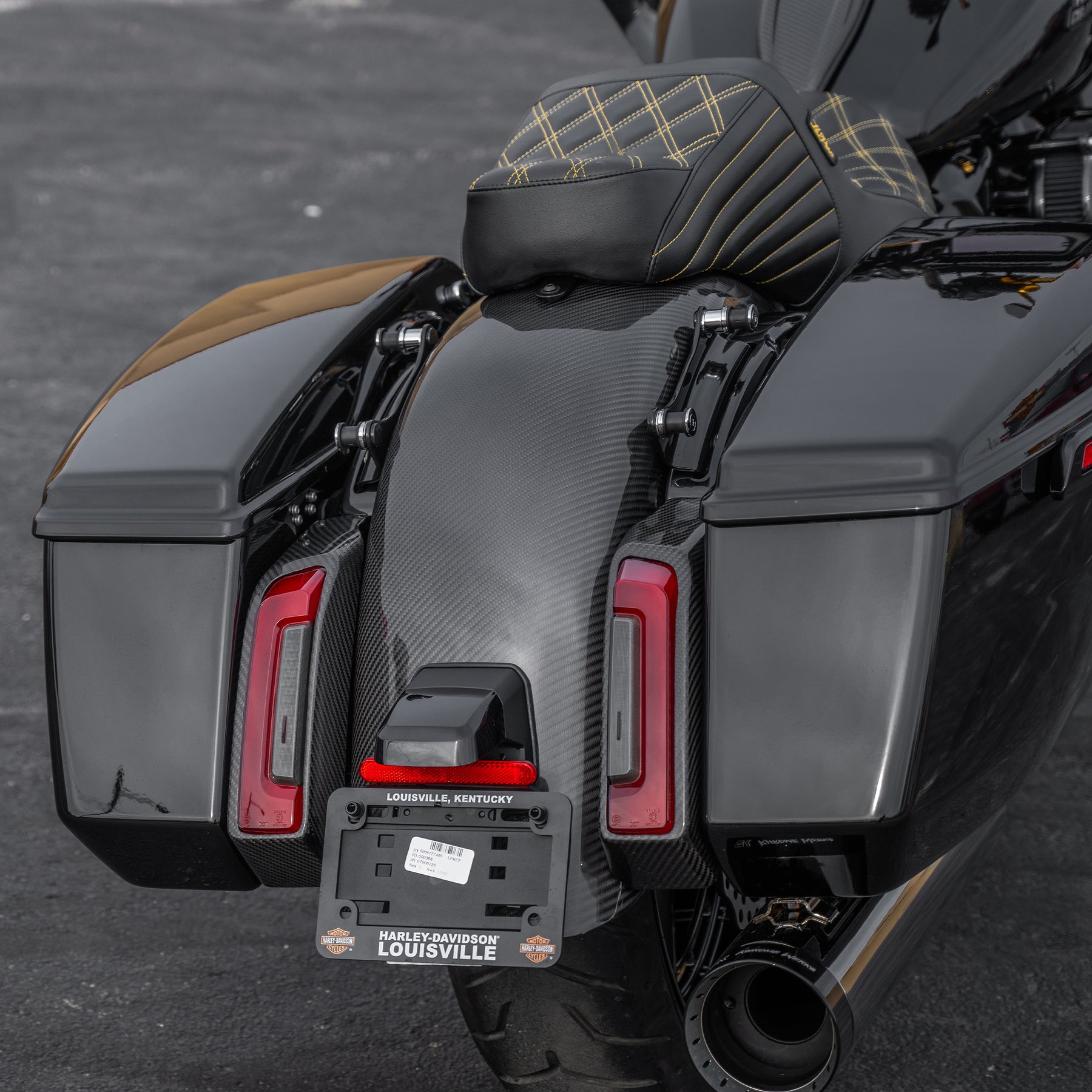 Carbon Fiber Rear Fender, 2024-2026 Touring