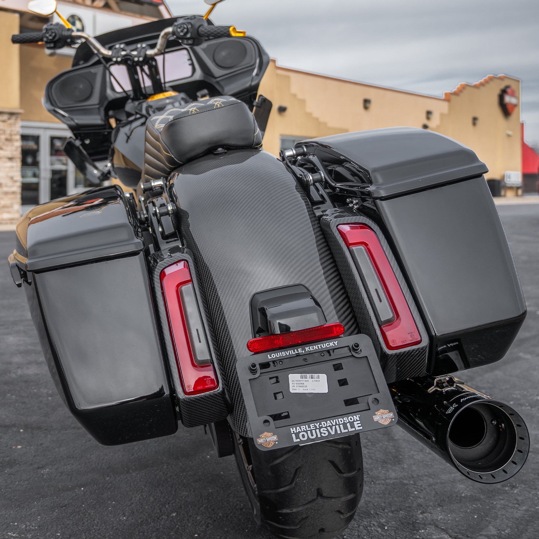 Carbon Fiber Rear Fender, 2024-2026 Touring