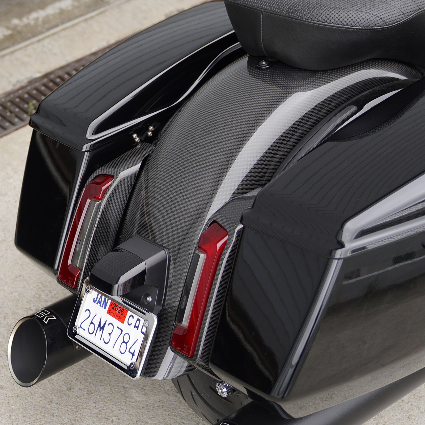 Carbon Fiber Rear Fender, 2024-2025 Touring