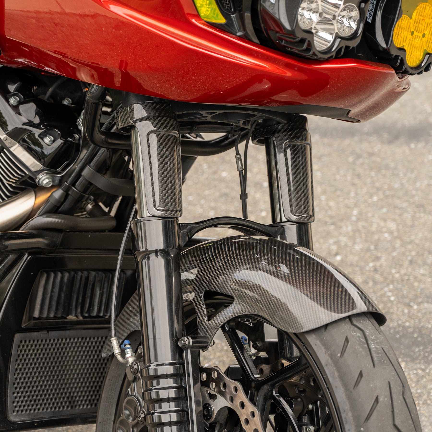 Carbon Fiber Method Fork Guards
