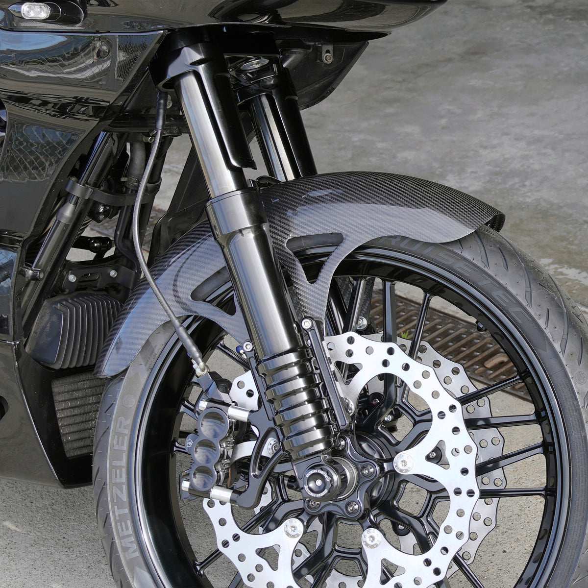 Pro Rider Front Fender 21” Pro Sport Carbon Fiber Front Fenders, FLT Touring – ArlenNess