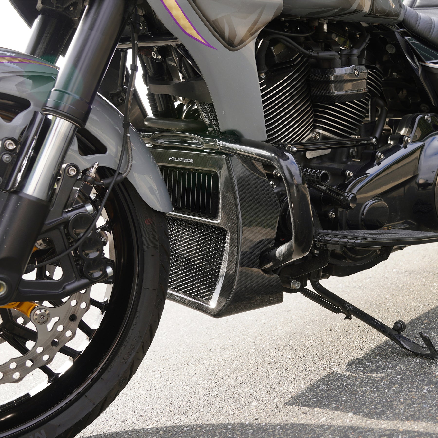 Carbon Fiber Radiator Cover, 2024-later Touring