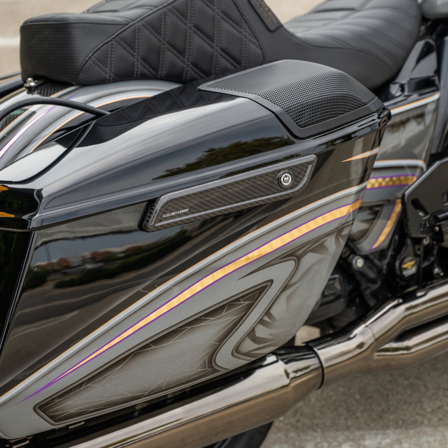 Carbon Fiber Saddlebag Latch Covers