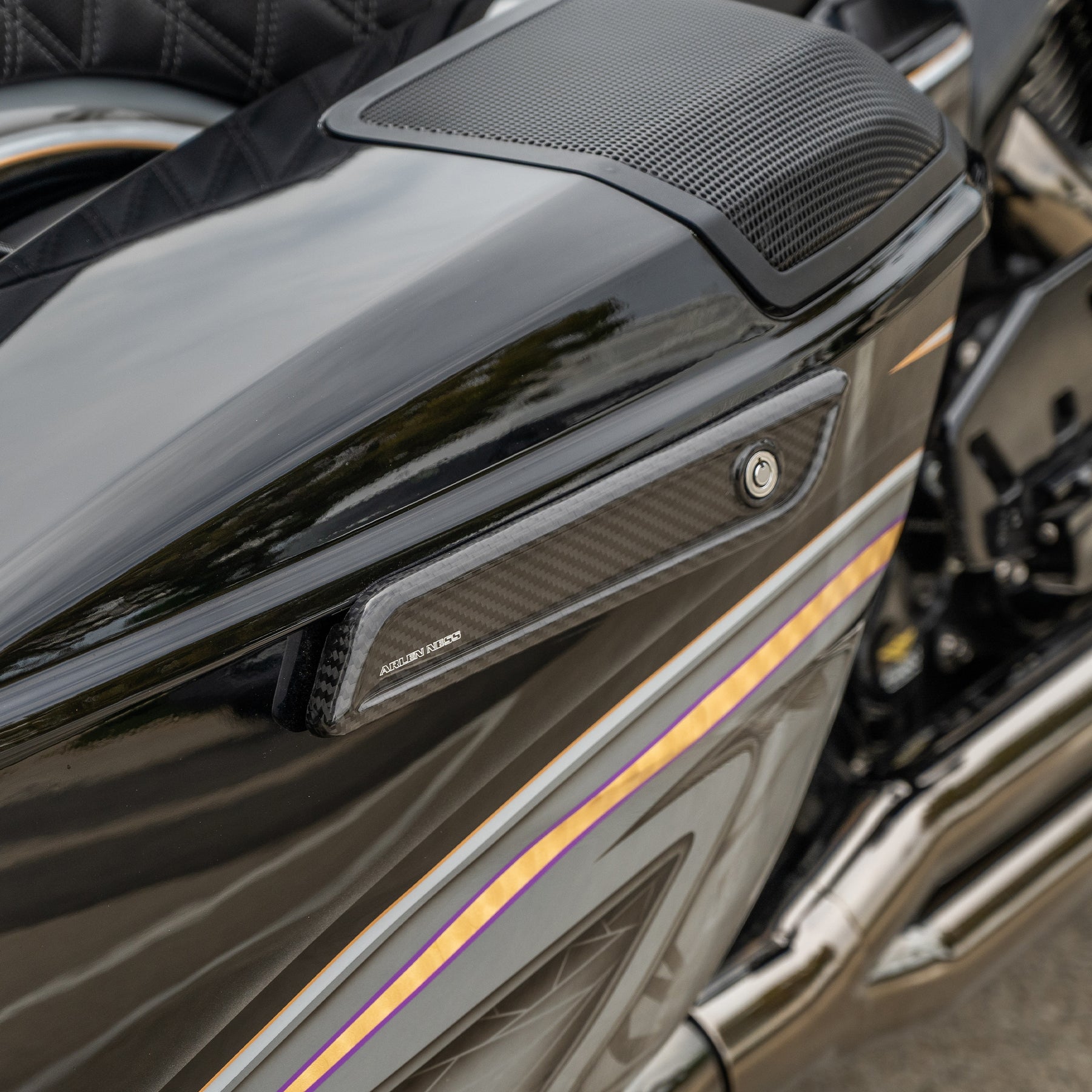 Carbon Fiber Saddlebag Latch Covers