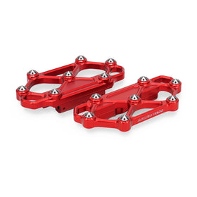 Diamond Passenger Floorboards, Red