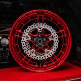 Flatline Forged Wheels, Red
