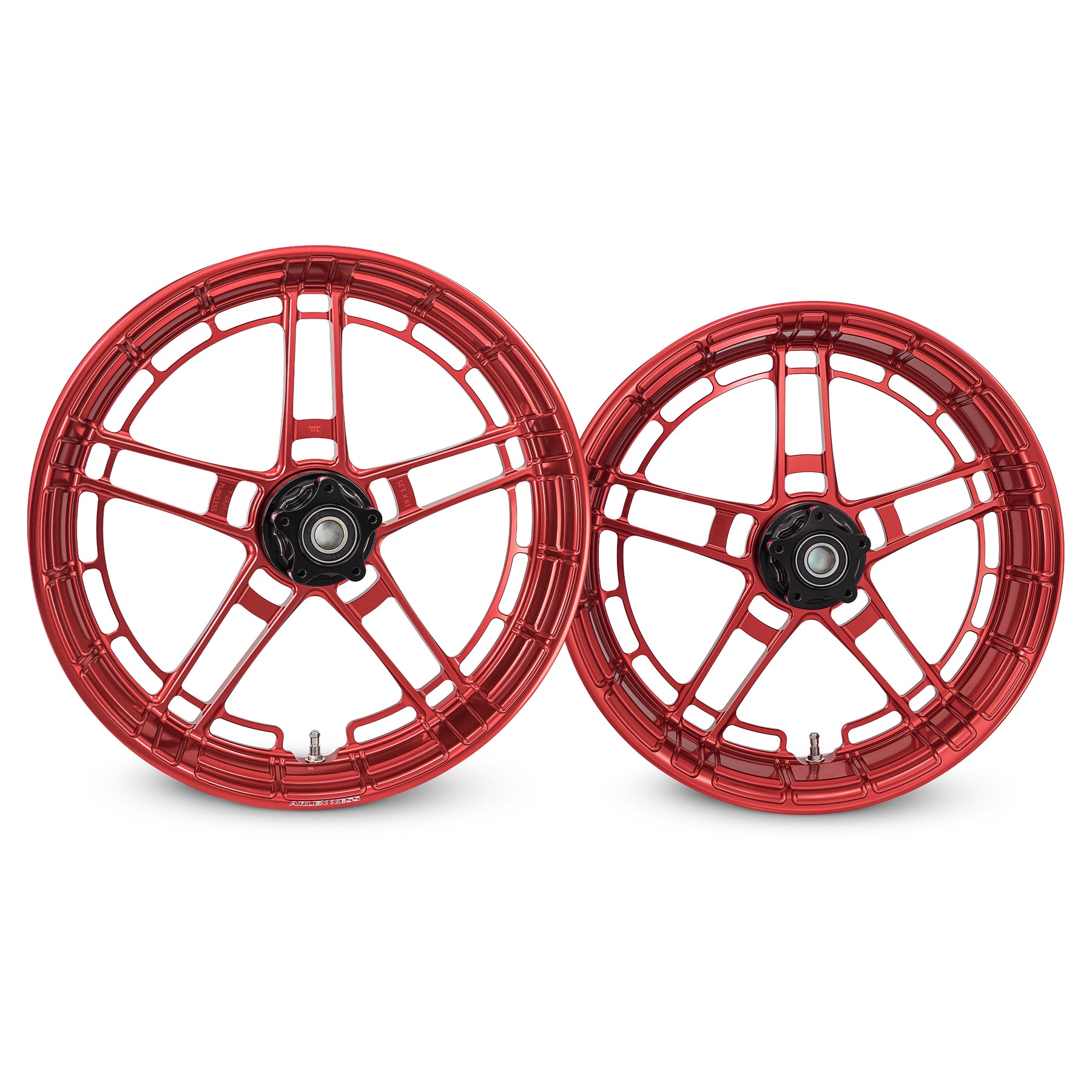 Flatline Forged Wheels, Red