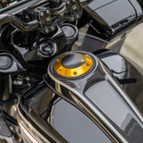 Pop-Up Gas Caps for 2024-up Touring, Gold