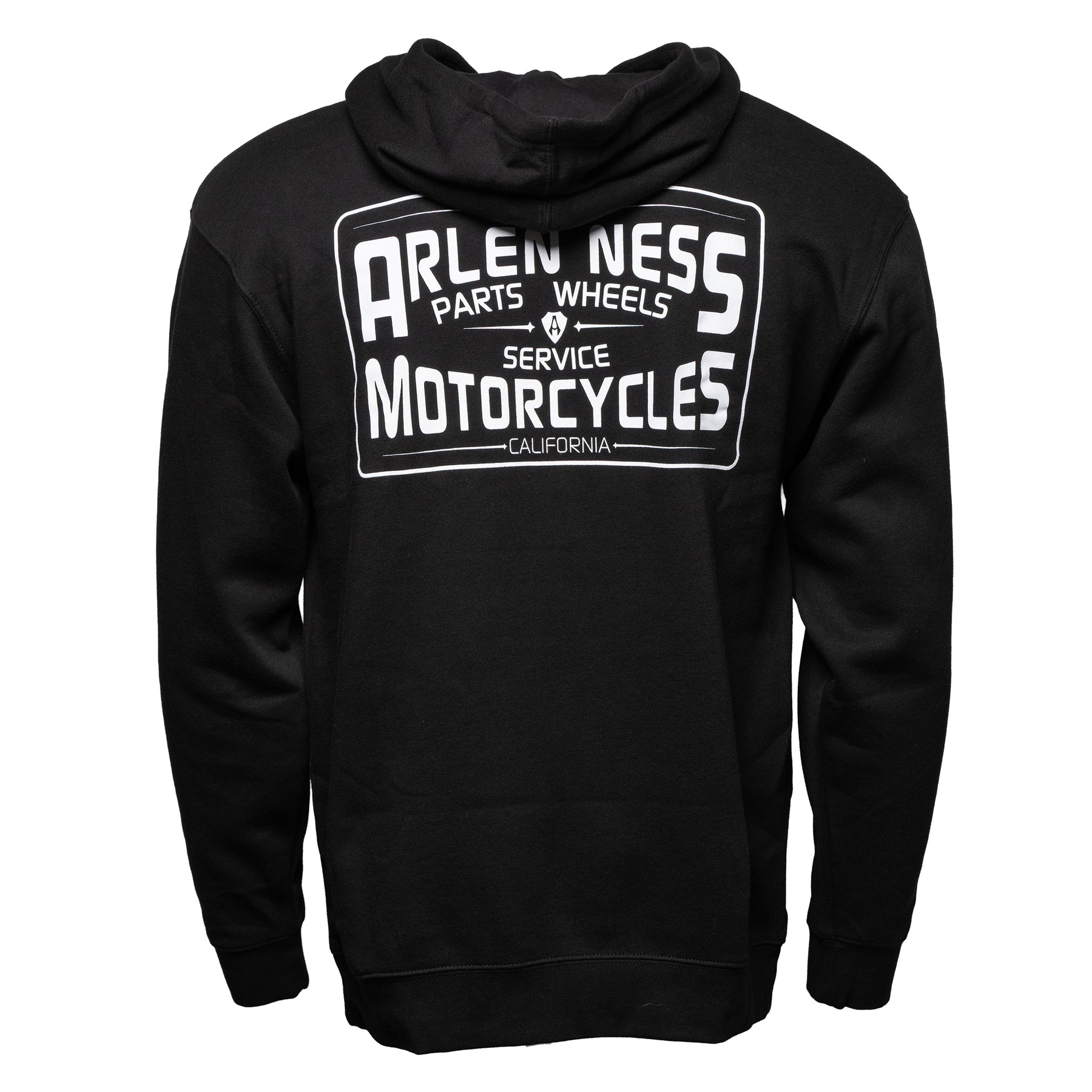 Varsity Pullover Hoodie, Black