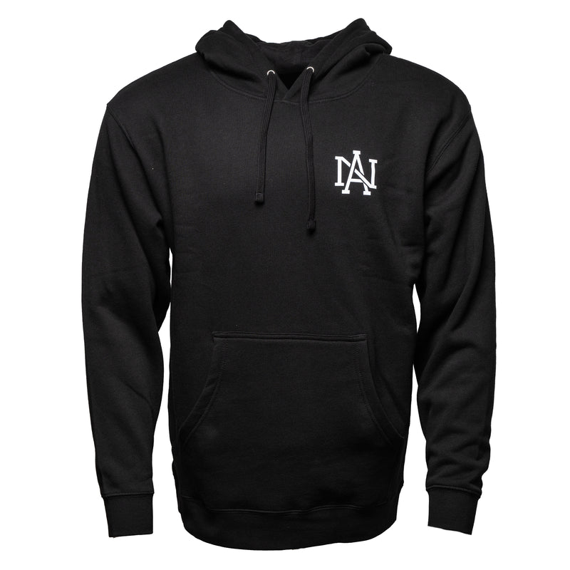 Varsity Pullover Hoodie, Black
