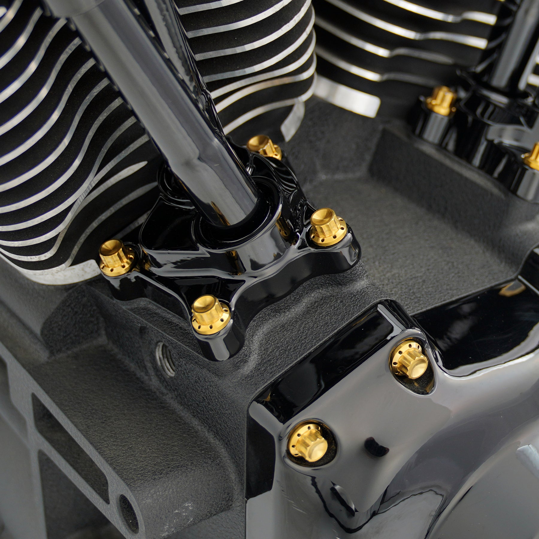 Lifter Block Titanium 12-Point Bolt Kits, Gold