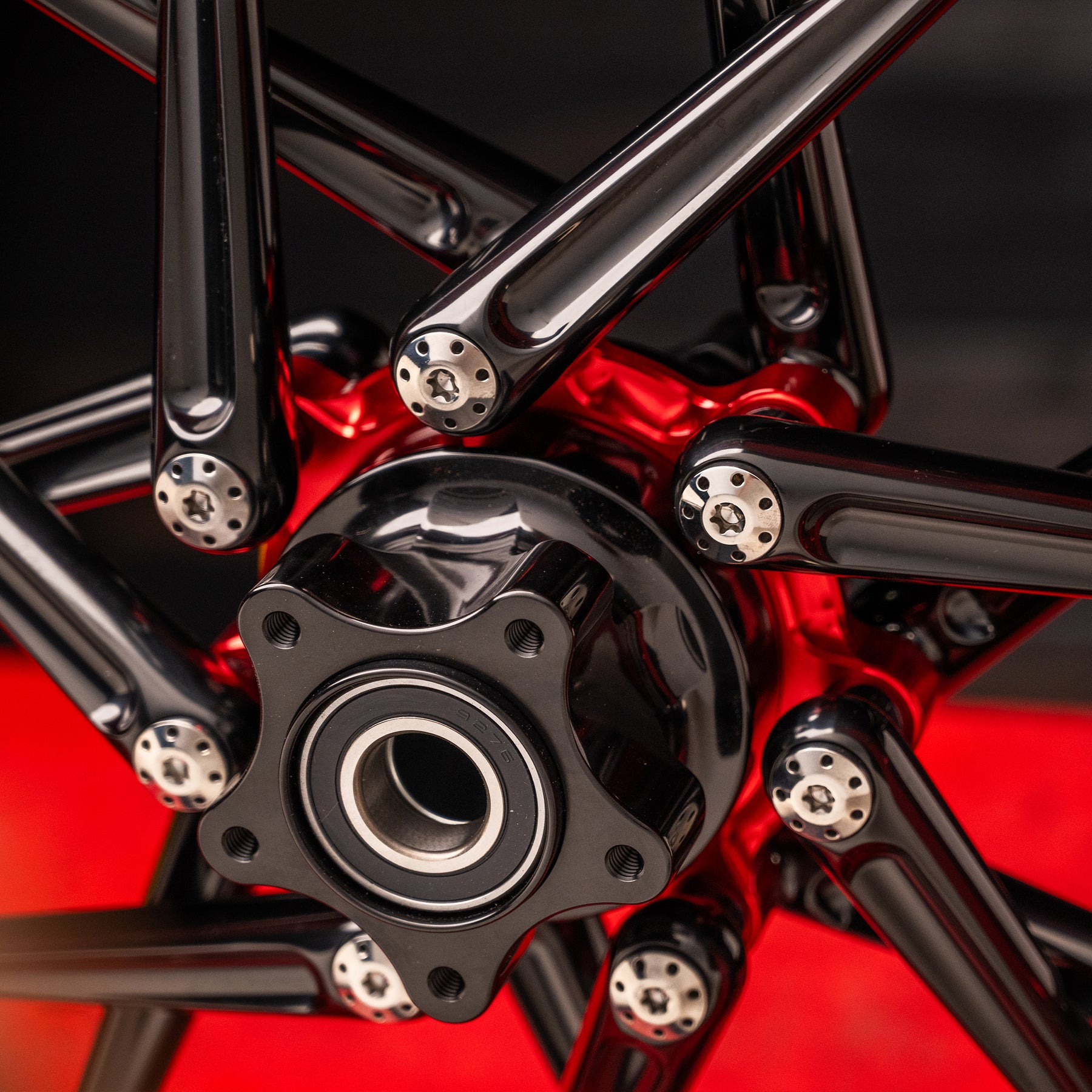 Spoken Forged Wheels, Red