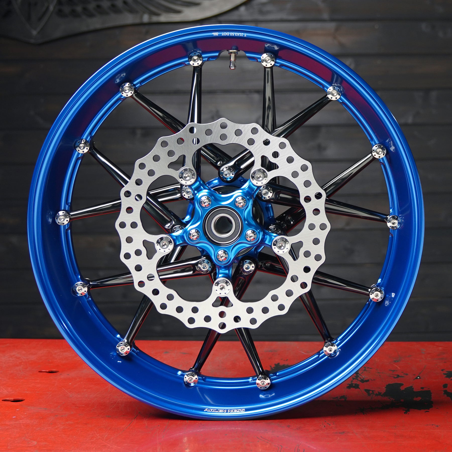 Spoken Forged Wheels, Blue