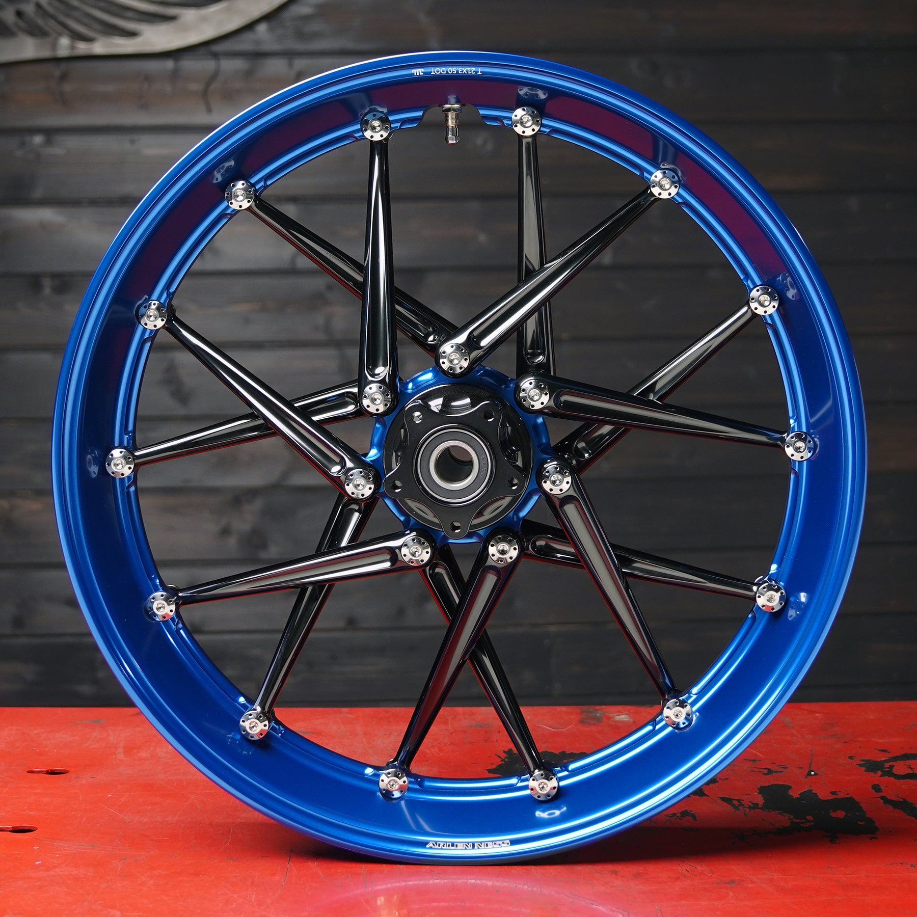 Spoken Forged Wheels, Blue