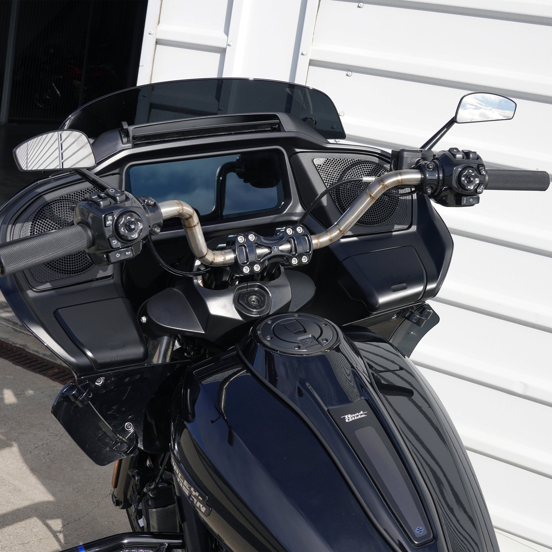 MX Tall Handlebars, Welded Stainless