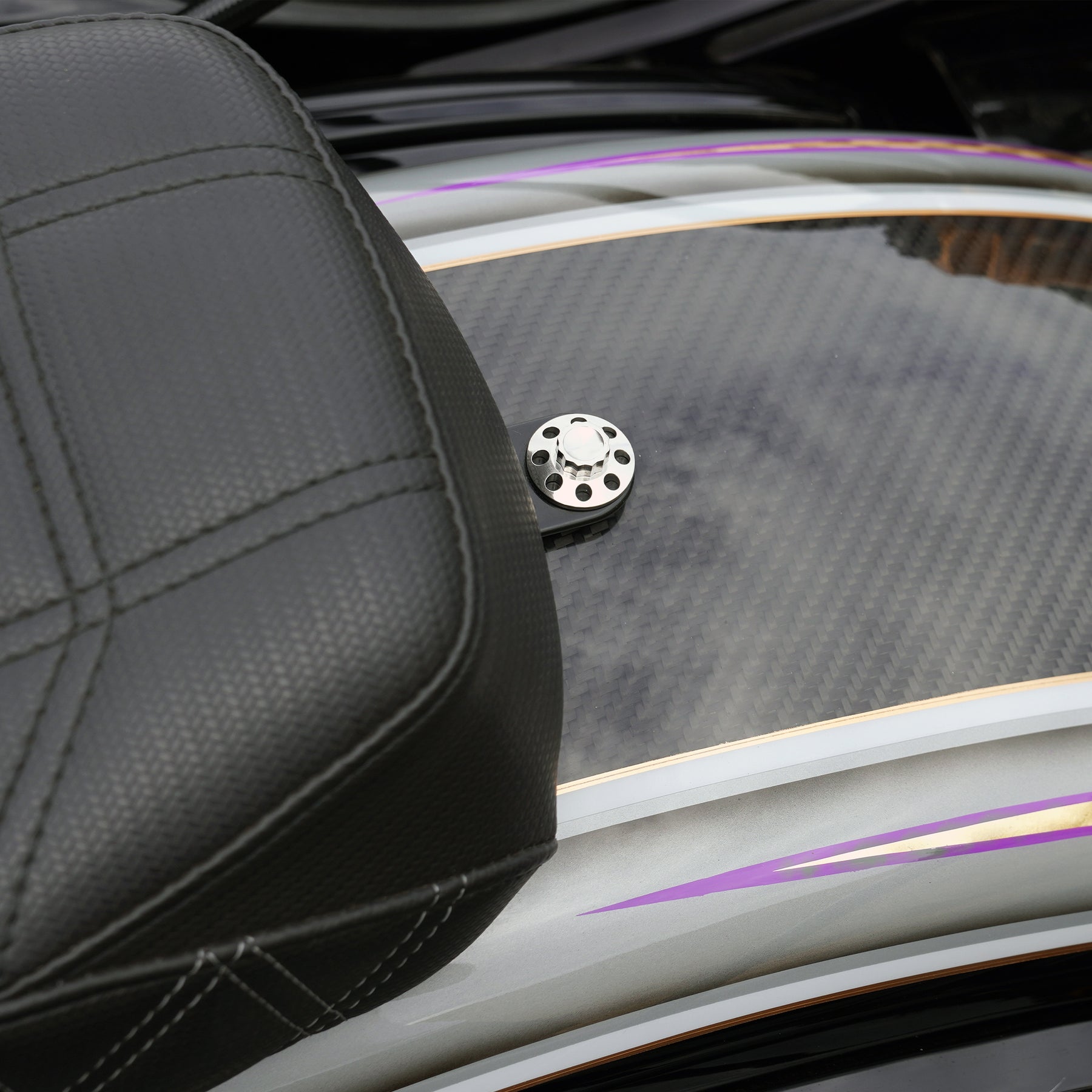 Titanium 12-Point Seat Bolts, Polished