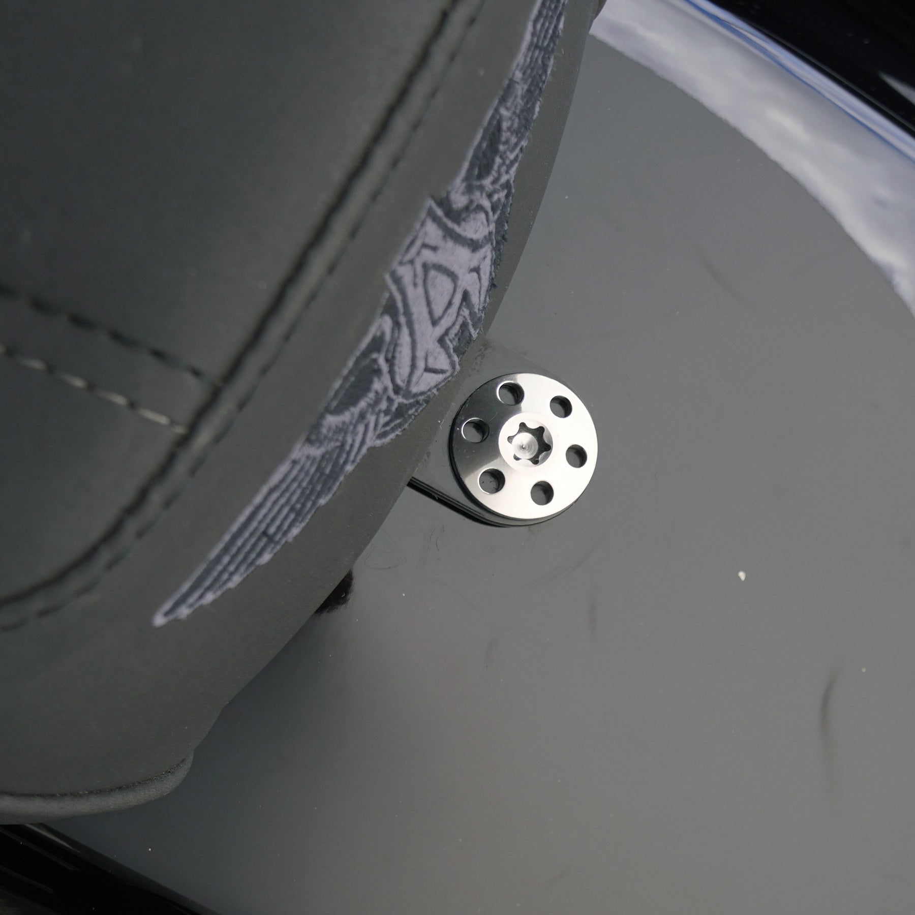 Titanium Holeshot Seat Bolts, Polished