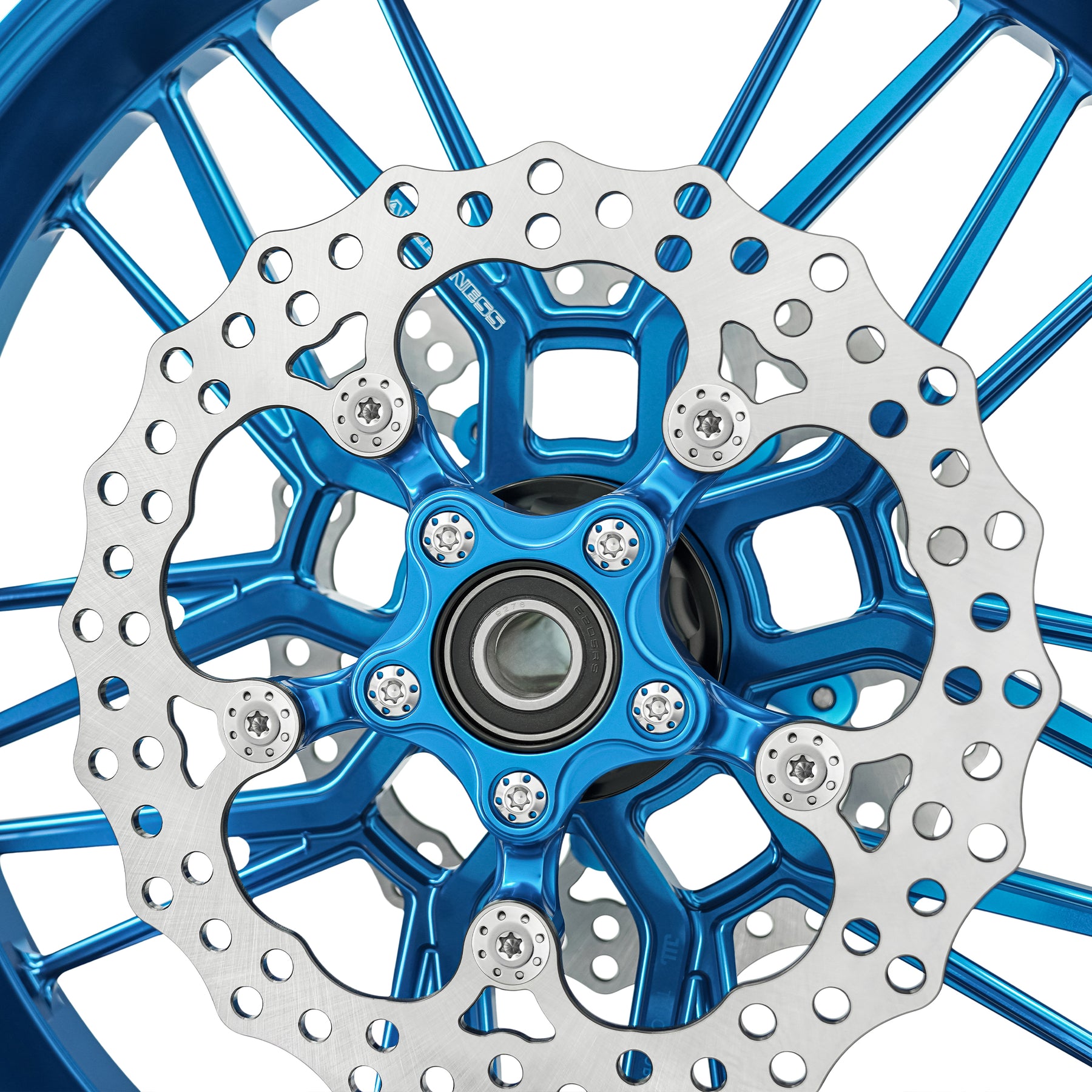 Titanium Floating Rotor Bolts, FLT Touring / Polished