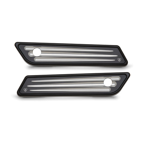 Deep Cut® Saddlebag Latch Covers, Black 14-2023 FLT